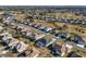 Aerial view of homes, golf course, and landscape at 5503 Nw 25Th Loop, Ocala, FL 34482