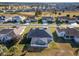 Aerial view of a residential neighborhood with houses and a golf course at 5503 Nw 25Th Loop, Ocala, FL 34482