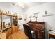 Charming home office with rolltop desk and wood cabinetry at 10090 Sw 78Th Ct, Ocala, FL 34476