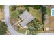 Aerial view of house and surrounding neighborhood at 1105 Se 48Th Ave, Ocala, FL 34471