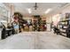 Organized garage with built-in shelving and storage at 1105 Se 48Th Ave, Ocala, FL 34471