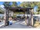 Relaxing outdoor gazebo with seating area at 19173 St Benedict Dr, Dunnellon, FL 34432