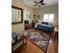 Comfortable bedroom with daybed and wood floors at 2011 Se Twin Bridge Cir, Ocala, FL 34471