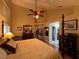 Spacious Primary bedroom with high ceilings and ample closet space at 2011 Se Twin Bridge Cir, Ocala, FL 34471