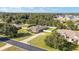 Aerial view of the house and surrounding neighborhood at 3819 Se 38Th Loop, Ocala, FL 34480