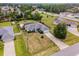 Aerial view of the house and surrounding neighborhood at 4864 Sw 103Rd Street Rd, Ocala, FL 34476