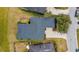 Top-down view of a single-story house with a gray roof and a large yard at 4911 Sw 63Rd Loop, Ocala, FL 34474