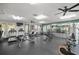 Fitness center featuring treadmills, ellipticals, and weight equipment at 4947 Sw 45Th Cir, Ocala, FL 34474