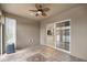 Florida room with access to backyard at 5015 Belted Kingfisher Dr, Oxford, FL 34484