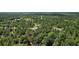 High-angle view showing home's location in a wooded, secluded area at 22777 Sw Surf Blvd, Dunnellon, FL 34431