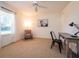 Charming bedroom with a desk and chair, perfect for a home office at 3333 Nw 47Th Ct, Ocala, FL 34482