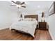 Spacious bedroom with hardwood floors and ensuite bath at 3569 Sw 49Th Ter, Ocala, FL 34474