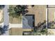 Overhead view of a single-Gathering home showing the roof, driveway, and surrounding yard at 4069 Sw 130Th Pl, Ocala, FL 34473