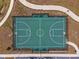 Aerial view of a community basketball court at 6115 Sw 74Th Ct, Ocala, FL 34474