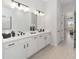 Spa-like bathroom with double vanity and lots of counter space at 9229 Sw 52Nd Place Rd, Ocala, FL 34481