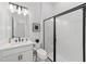 Clean bathroom with vanity, toilet, and shower at 9229 Sw 52Nd Place Rd, Ocala, FL 34481