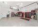 Organized garage with ample storage and epoxy flooring at 9229 Sw 52Nd Place Rd, Ocala, FL 34481