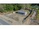 House and yard from above, near road at 17175 Ne Jacksonville Rd, Citra, FL 32113