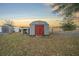 Metal storage shed in backyard at 37 Willow Run, Ocala, FL 34472