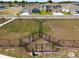 Aerial view of a fenced dog park with waste disposal station at 8405 Sw 59Th Ter, Ocala, FL 34476