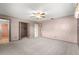 Well-lit bedroom, featuring a ceiling fan and a large closet at 8637 Sw 97Th Lane Rd # A, Ocala, FL 34481