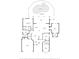 Detailed floor plan with dimensions showcases layout of home, including the pool and screened porch at 8990 Se 178Th Muirfield Pl, The Villages, FL 32162