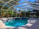 Inviting kidney-shaped pool with screened enclosure at 8990 Se 178Th Muirfield Pl, The Villages, FL 32162