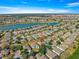 Aerial view of the house and surrounding neighborhood at 9470 Sw 66Th Loop, Ocala, FL 34481