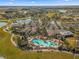 Aerial view of community pool and clubhouse at 9470 Sw 66Th Loop, Ocala, FL 34481