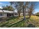 Sunny backyard with large trees and grassy area at 9802 Sw 88Th Ter # A, Ocala, FL 34481