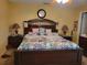 Spacious main bedroom with a king-size bed and ample light at 10800 Sw 62Nd Ave, Ocala, FL 34476