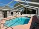 Relaxing screened pool with patio area at 10895 Sw 90Th Ter, Ocala, FL 34481