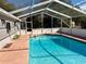 Sparkling screened pool at 10895 Sw 90Th Ter, Ocala, FL 34481