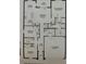 Detailed floor plan showcasing a three-bedroom home with an open-concept living area and a two-car garage at 2154 Nw 23Rd Loop, Ocala, FL 34475