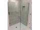 Modern tiled shower with glass door and built-in niche at 2154 Nw 23Rd Loop, Ocala, FL 34475