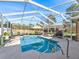 Screened pool and patio furniture at 22287 Sw Mango Ln, Dunnellon, FL 34431