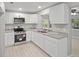 Kitchen featuring stainless steel appliances, granite countertops, and modern fixtures at 2501 Nw 20Th St, Ocala, FL 34475