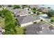 Aerial view of a house and surrounding trees at 7646 Sw 100Th Ct, Ocala, FL 34481