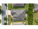 Aerial view of a house and yard at 7646 Sw 100Th Ct, Ocala, FL 34481