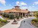 Community clubhouse with a unique architectural design at 8749 Sw 93Rd Cir, Ocala, FL 34481