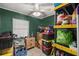 Pantry with ample storage shelving and boxes at 876 Ne 71St Ln, Ocala, FL 34479