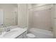 Clean bathroom with bathtub, toilet, and vanity at 9411 Sw 54Th St, Ocala, FL 34481