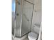 Clean bathroom with a shower stall and toilet at 9794 Sw 96Th St, Ocala, FL 34481