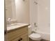 Updated bathroom with granite vanity and tub shower combination at 100 Sweetgum Woods Ct # 8C, Deltona, FL 32725