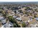 Aerial view of a residential area featuring various houses and green spaces at 11253 Sw 77Th Ct, Ocala, FL 34476