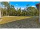 Spacious backyard with mature trees and a large open area at 14363 Se 36Th Ct, Summerfield, FL 34491