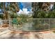 Metal fence and gate providing access to a river at 18300 Sw 69 Loop, Dunnellon, FL 34432