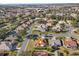 Aerial view of the property and surrounding homes at 1982 Somerset Ave, The Villages, FL 32162