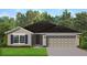 One-story home with taupe exterior, dark roof, and blue shutters at 2158 Nw 23Rd Loop, Ocala, FL 34475