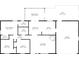 Floor plan displays 3 bedrooms, 2 baths, living room, kitchen and garage at 2645 Se 162Nd Place Rd, Summerfield, FL 34491